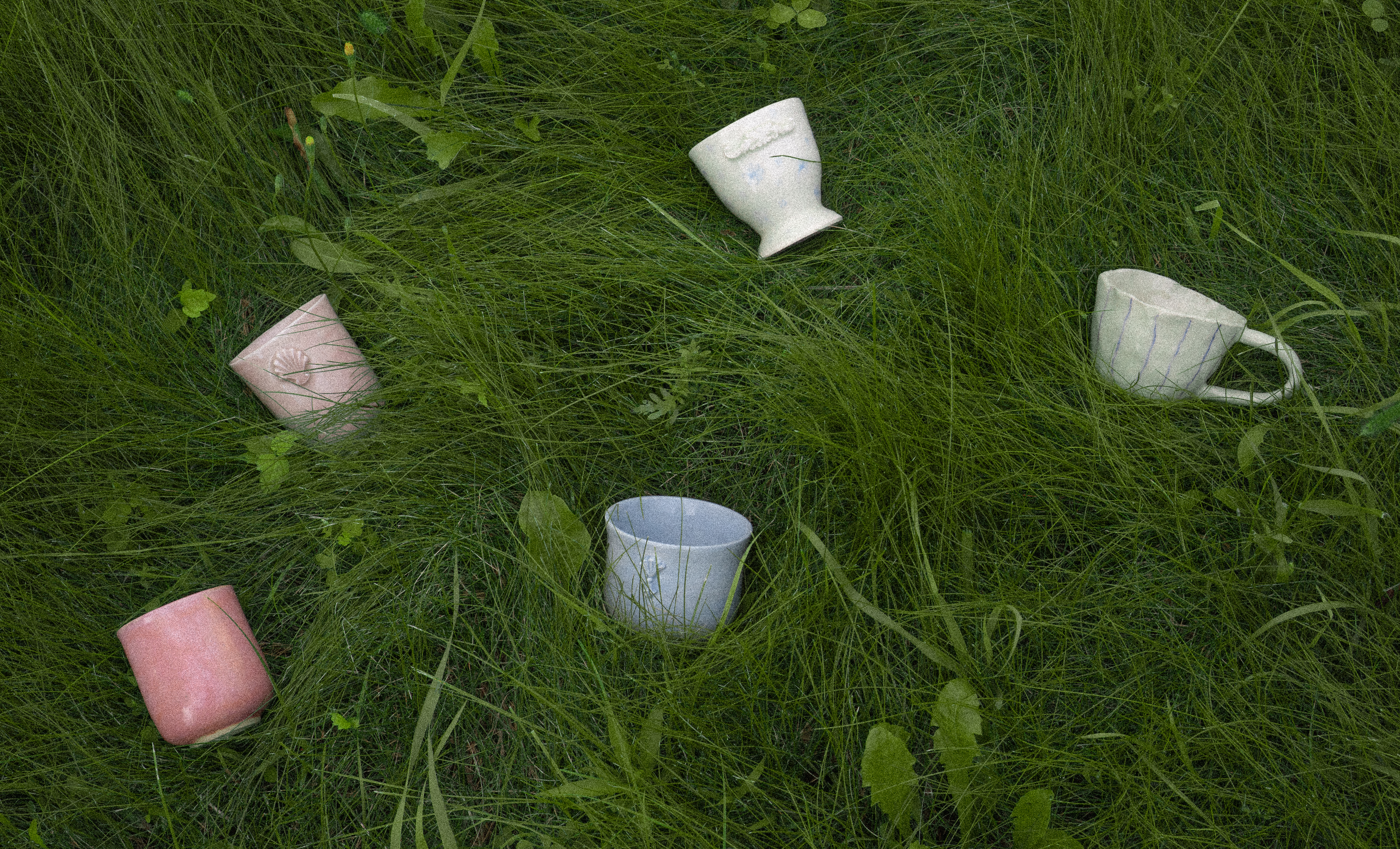 Handmade ceramic pieces